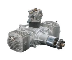 DLE Engines DLE-120 120cc Twin Gas Engine with Electronic Ignition and Mufflers