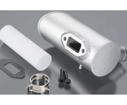 DLE Engines Muffler Left 1-Hole: DLE-120