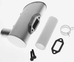 DLE Engines Muffler Right 2-Hole: DLE-120