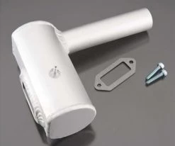 DLE Engines Muffler Left Two-Hole: DLE-170