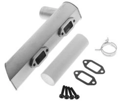 DLE Engines Muffler Right 3-Hole: DLE-222