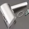 DLE Engines DLE-60 Right Muffler (Two-Hole) -Blade Sales Store dle60 w32